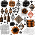 1187 HALLOW SHEET - 216 Tumblers