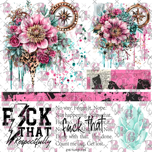291 F THAT FLORAL BAND  WORD SHEET