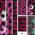 1206 VIBRANT PINK FLORALS - 216 Tumblers
