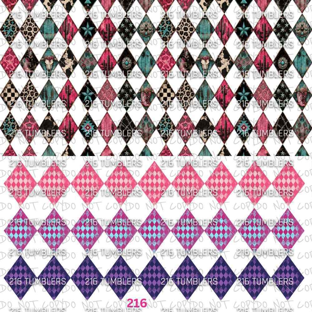 1211 ARGYLE FOR DAYS - 216 Tumblers