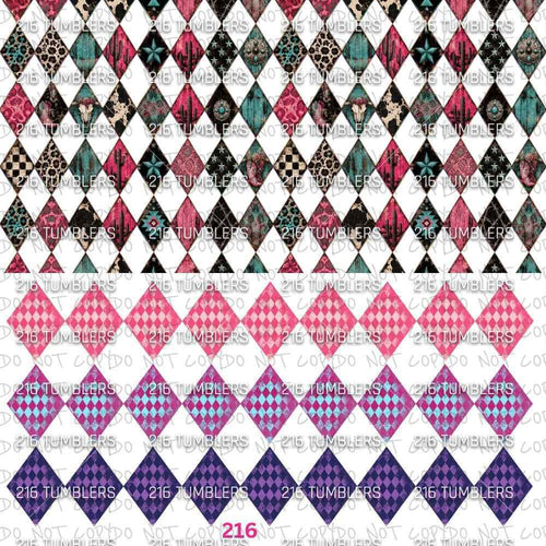 1211 ARGYLE FOR DAYS - 216 Tumblers