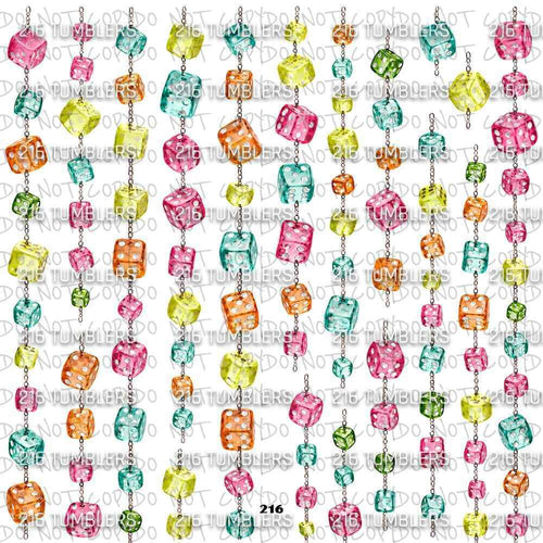 1216 ELECTRIC DICE - 216 Tumblers
