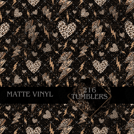 125 Lightning & Hearts - 216 Tumblers