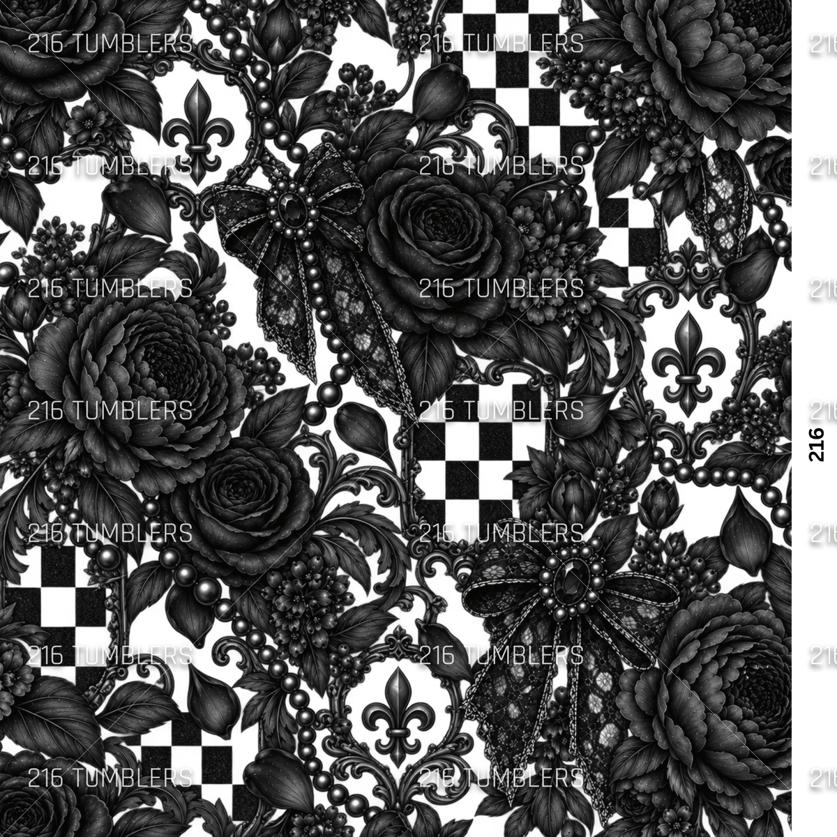 1266 GOTHIC ROMANCE - 216 Tumblers