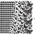 1267 BROKEN BUTTERFLIES - HOUNDSTOOTH - 216 Tumblers