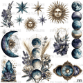 1283 CELESTIAL MOONS - 216 Tumblers