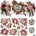 1284 PRETTY CHAOS FLORAL - 216 Tumblers