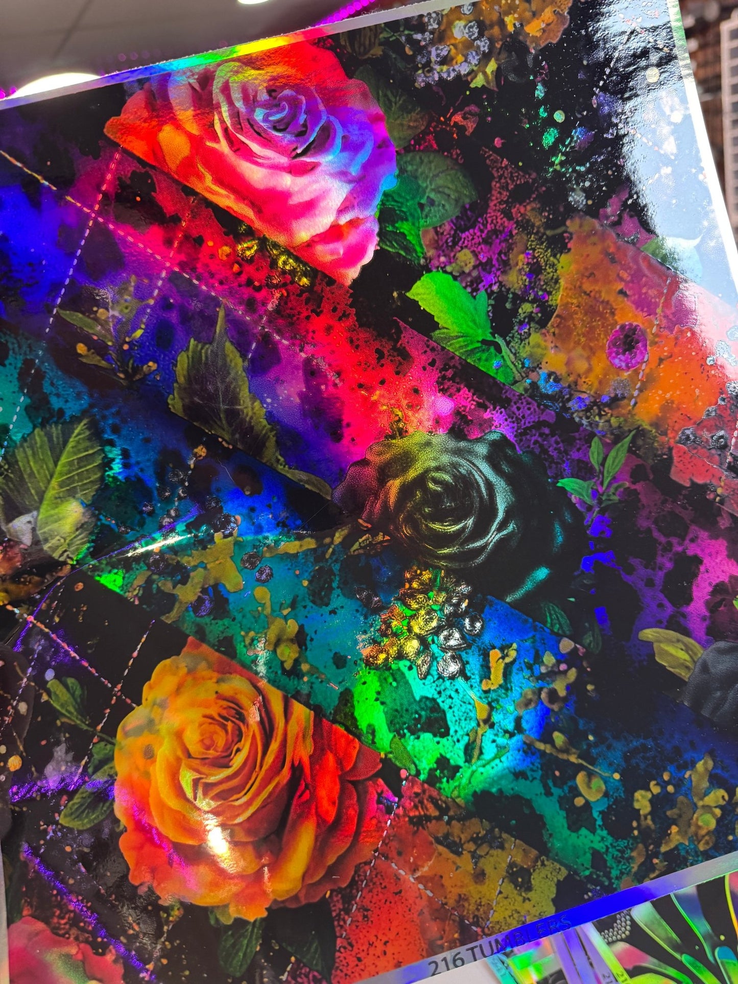 12X12 HOLOGRAPHIC V916 - 216 Tumblers