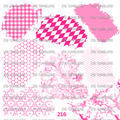 1098 PINK OUTLINE PATCHES