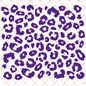 #10x10-57 Jagged Leopard PURPLE Big Sheet