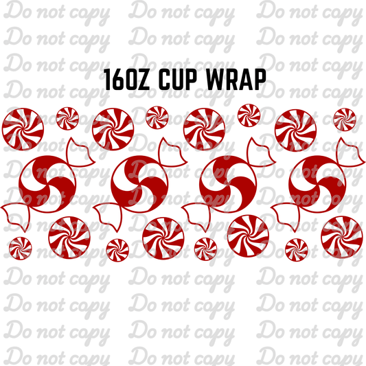 16OZ CHRISTMAS WRAP 1 - 216 Tumblers