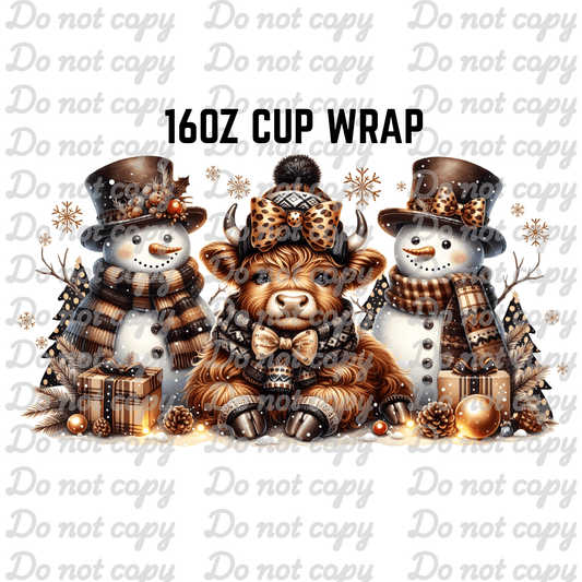16OZ CHRISTMAS WRAP 2 - 216 Tumblers