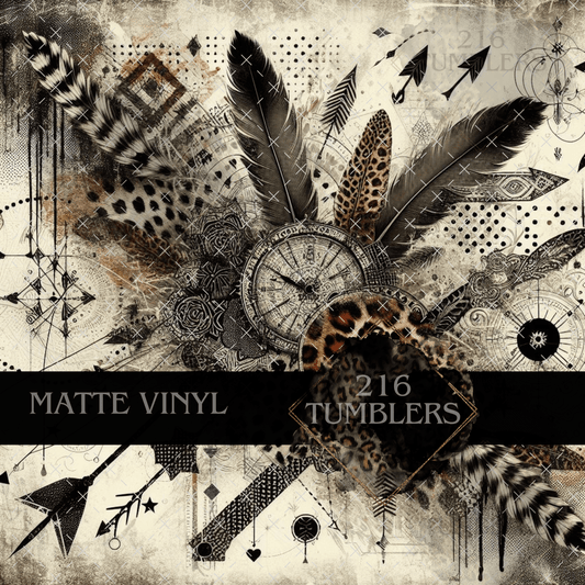 170 Timeless Feathers - 216 Tumblers