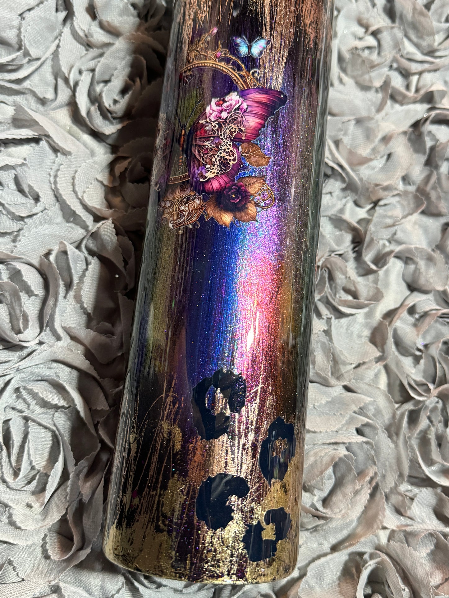 32oz Steampunk Butterflies - Grunge