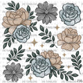 PAINTED FLORAL WRAP