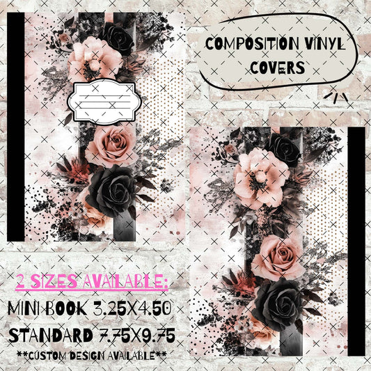 COMPOSITION BOOK VINYL - FLOWERS