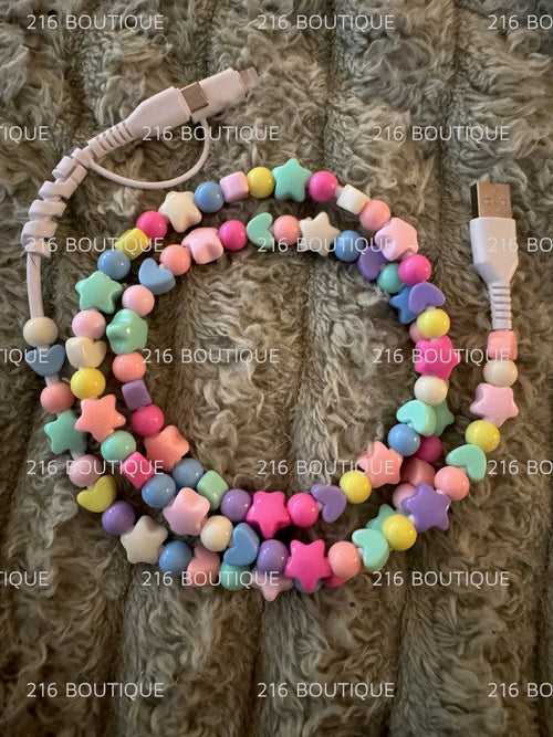 2 in 1 Beaded Chargers PLAYFUL W/STARS - 216 Tumblers