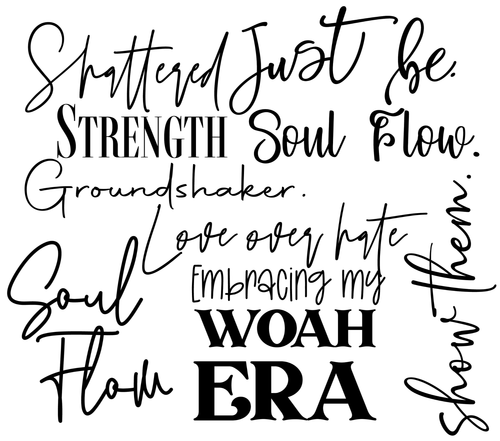 20 - 114 GST Inspired Words 2 - 216 Tumblers