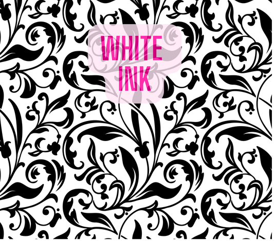 20 - 150 WHITE INK Tooled Leather - 216 Tumblers