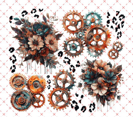 20 - 198 LEOAPRD PRINT GEARS 2.0 - 216 Tumblers