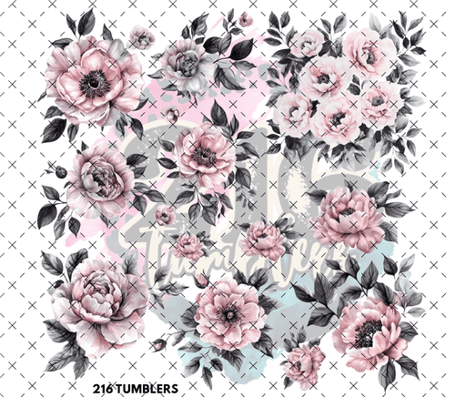 20 - 213 BOWENS FLORAL DREAM - 216 Tumblers