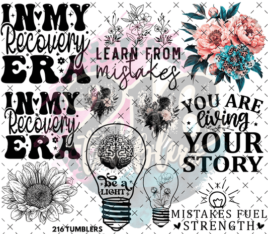 20 - 214 RECOVERY ERA - 216 Tumblers