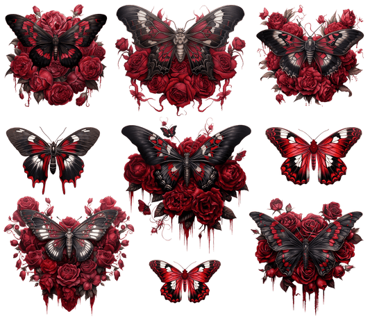 20 - 89 Savage Butterflies - 216 Tumblers