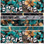 10X10- 206 TEAL LOVERS - PEEK A BOO