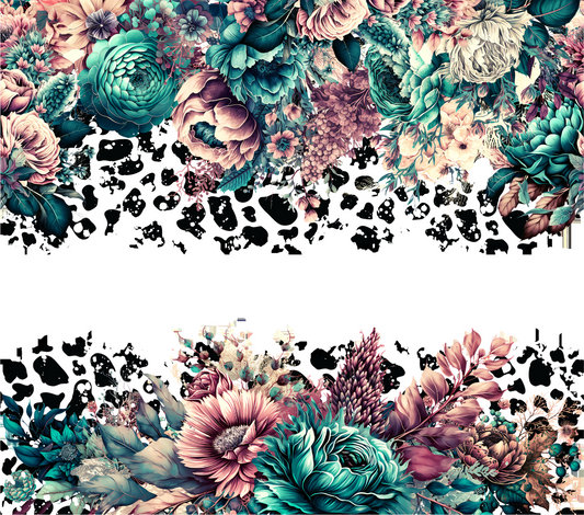 #20-24 9.3x8.2 Leopard Floral 20oz Wrap