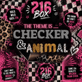 216 CHECKER & ANIMAL PRINT BOX - PREORDER* DO NOT ADD OTHER ITEMS TO CART - 216 Tumblers