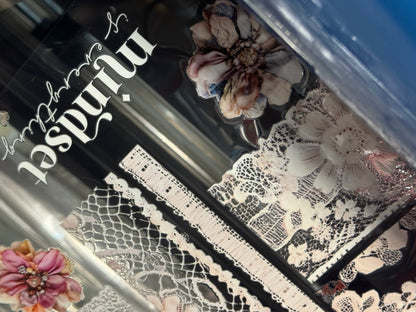 216 PRINT SHOP - 10X10 LACE WITH WHITE WORDS - 216 Tumblers