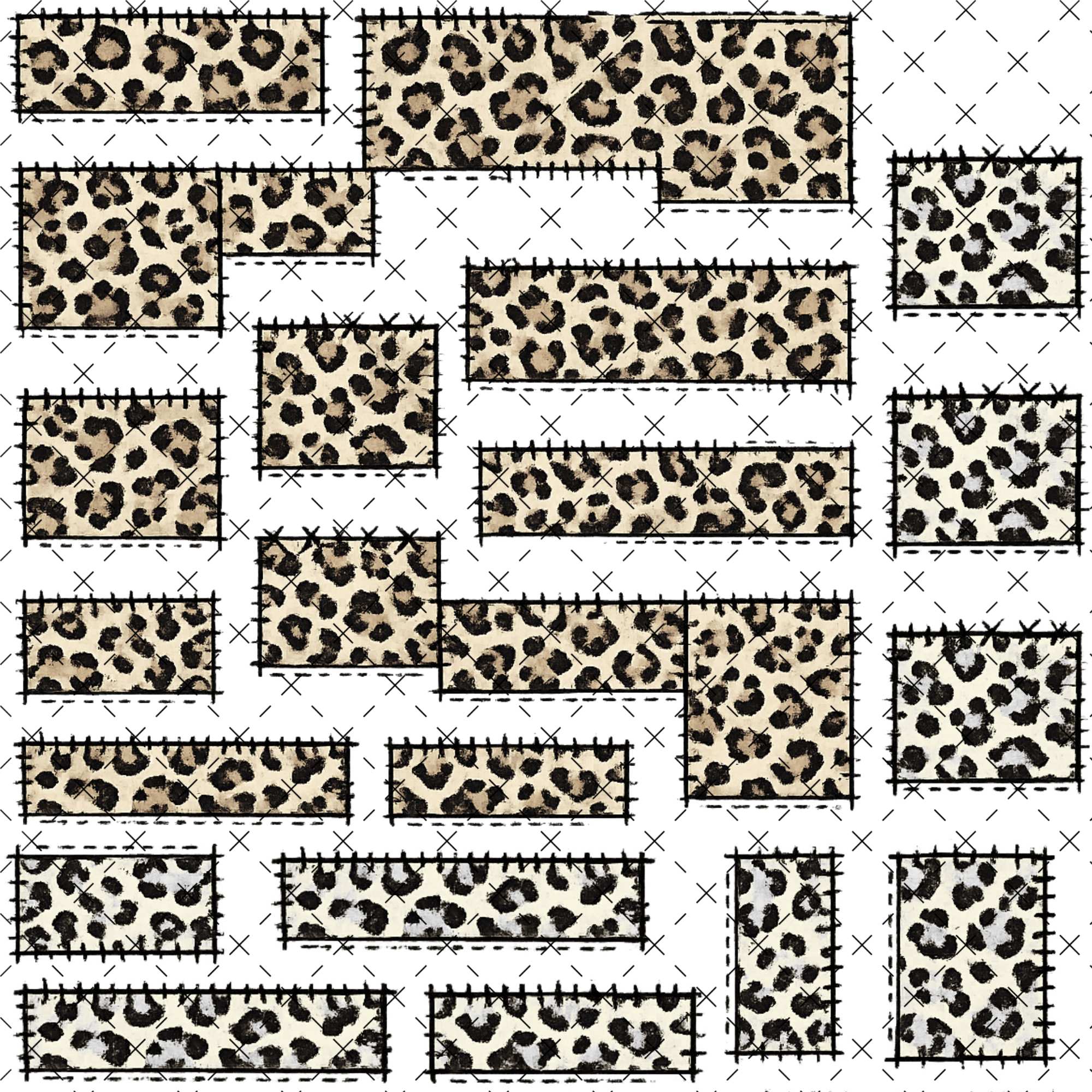 216 PRINT SHOP - 10X10 LEOPARD MIX - 216 Tumblers