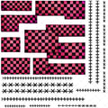 216 PRINT SHOP - 10X10 PINK CHECKERED - 216 Tumblers