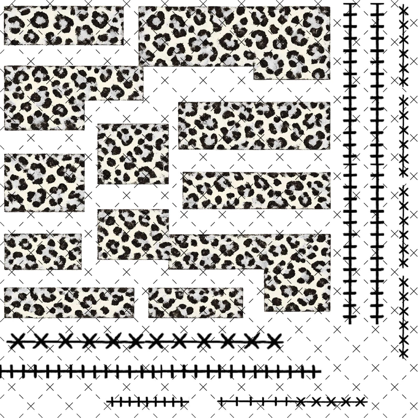 216 PRINT SHOP - 10X10 SNOW LEOPARD - 216 Tumblers