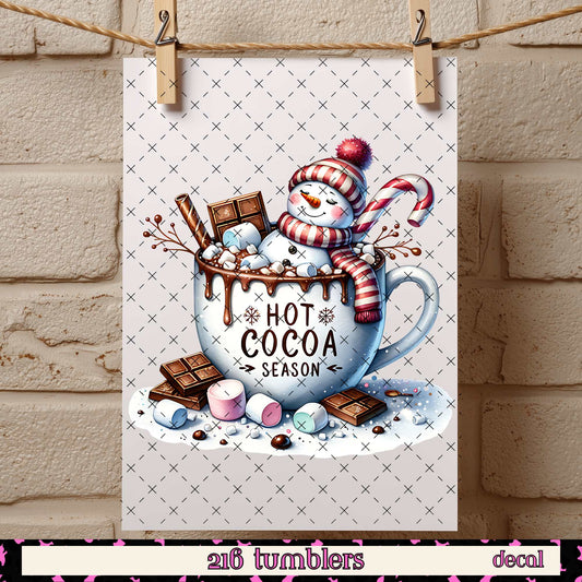 386 CHRISTMAS DECAL 4"