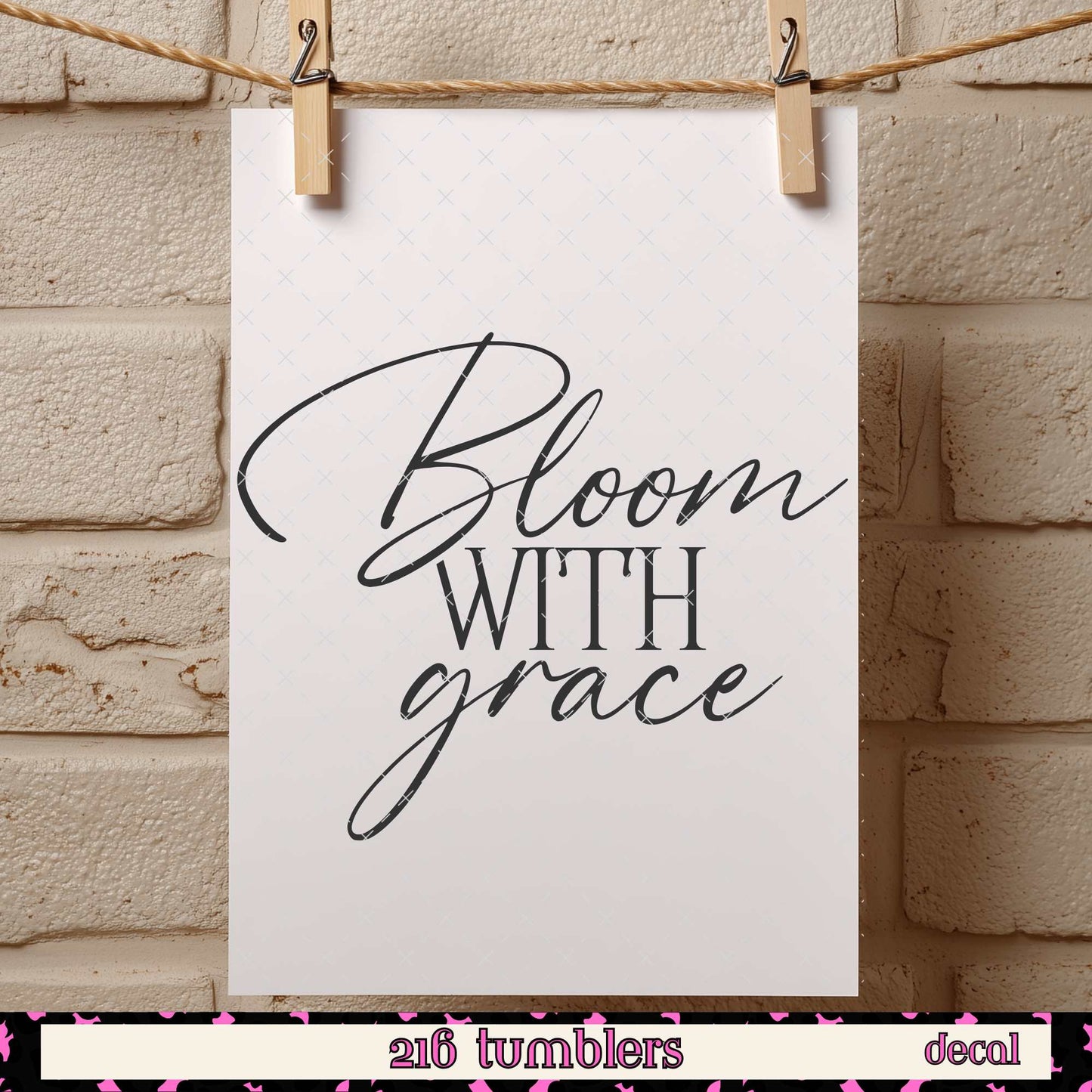 D 378 BLOOM WITH GRACE