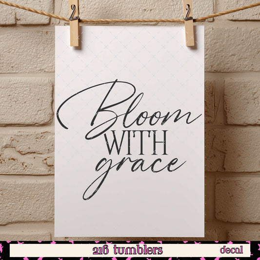D 378 BLOOM WITH GRACE