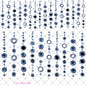 661 BLUE DANGLES BIRTHDAY DROP