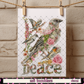 PEACE BIRD DECAL