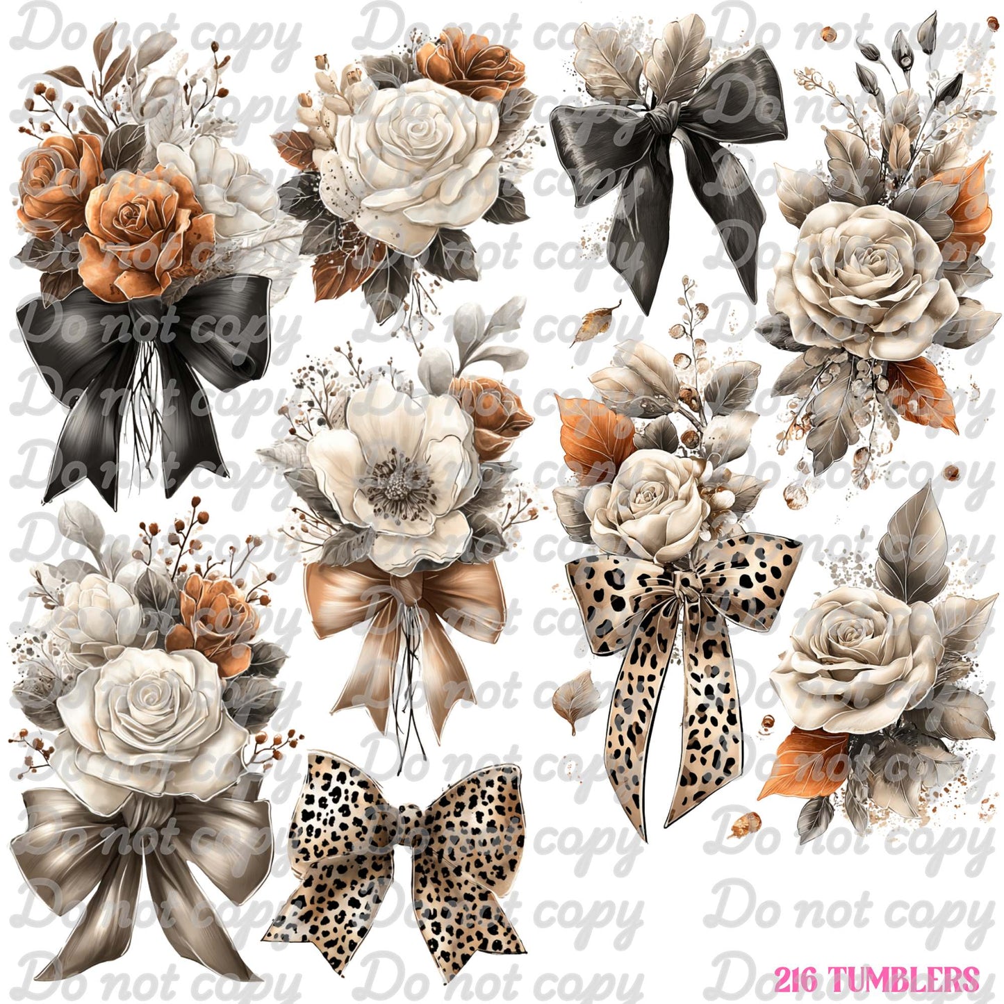 656 EARTHTONED FLORALS