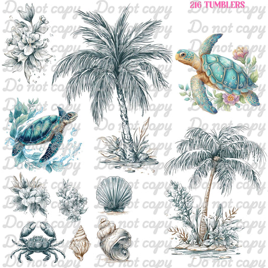 652 BLUE/GREY OCEAN VIBES