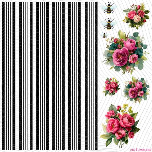 764 LINES AND FLOWERS