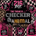 216 CHECKER & ANIMAL PRINT BOX - PREORDER* DO NOT ADD OTHER ITEMS TO CART