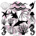 228 - UNDER THE SEA OUTLINES - 216 Tumblers
