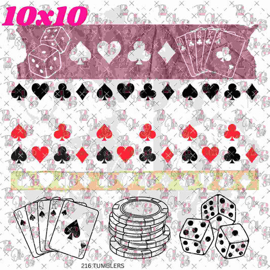 229 CASINO PEEK A BOO - 216 Tumblers