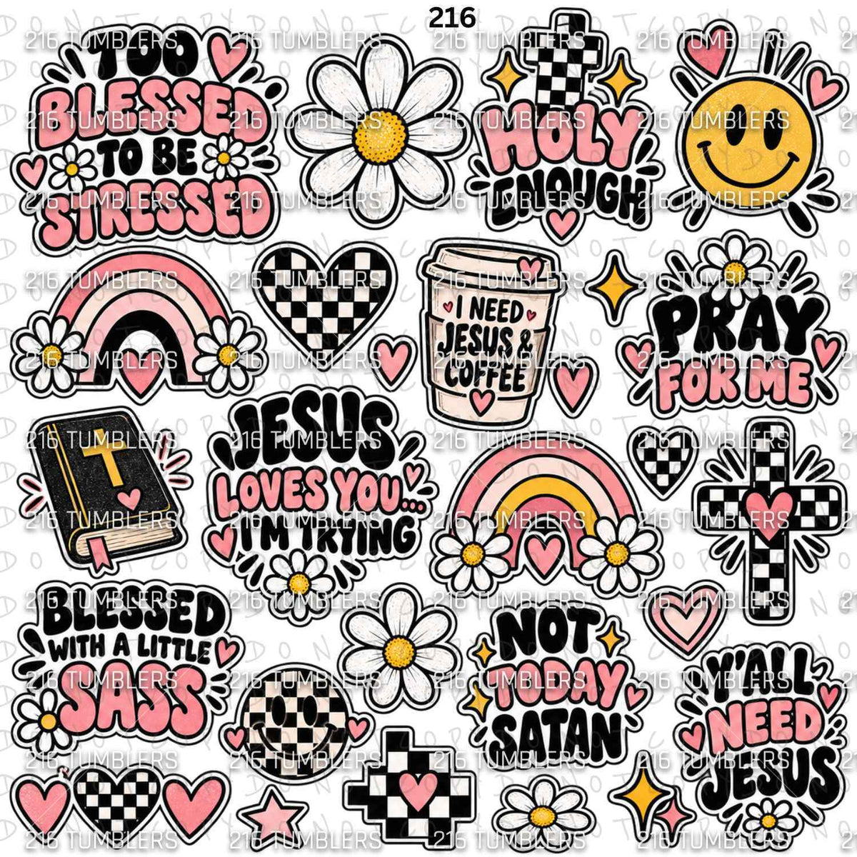 1258 FAITH STICKER STYLE SHEET