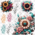 232 FLORALS - 216 Tumblers