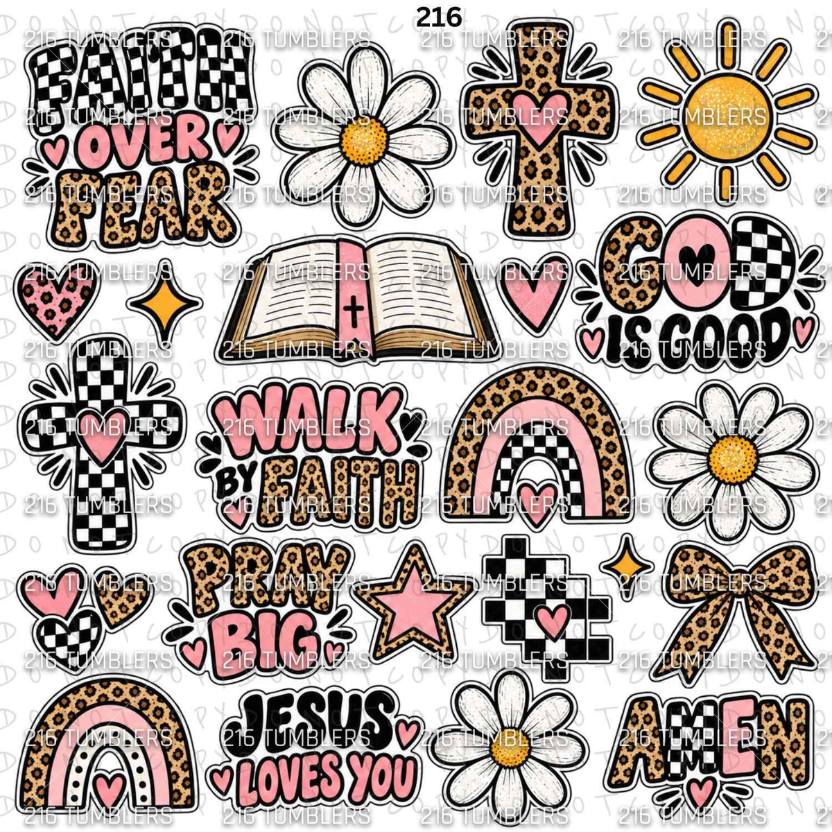 1259 FAITH STICKER STYLE SHEET
