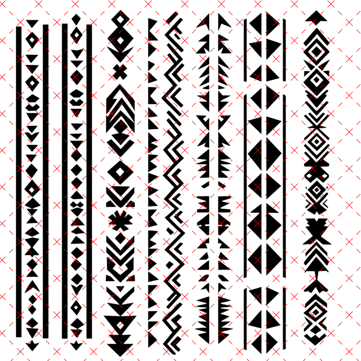 10X10-65 TRIBAL OUTLINE 2