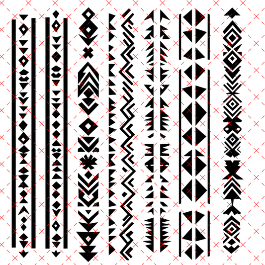 10X10-65 TRIBAL OUTLINE 2